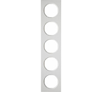 Рамка 5 постов, пластик/полярная белизна, R.3 Berker