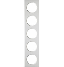 Рамка 5 постов, пластик/полярная белизна, R.3 Berker