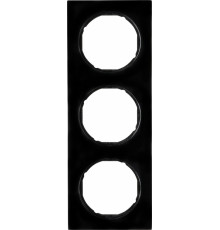Рамка 3 поста, пластик/черный, R.3 Berker