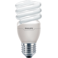 Лампа компактная люминесцентная 15Вт, цоколь E27, Tornado Philips