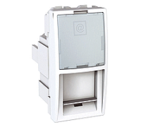 Мех. розетки RJ45 FTP кат. 5е, 1м., белый, (MG3.412.18)MGU3.472.18 Schneider Unica