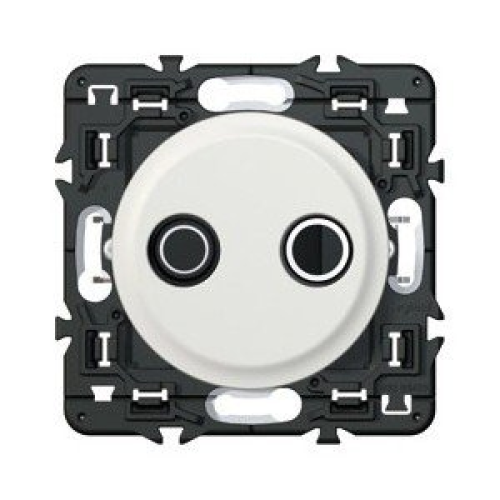 Панель розетки TV двойной, белый, 68283 Legrand Celiane