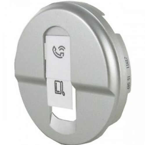 Панель компьютерной розетки RJ45, титан, 68551 Legrand Celiane