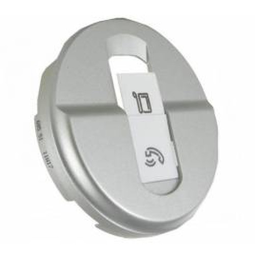 Панель компьютерной розетки RJ45, титан, 68551 Legrand Celiane