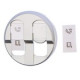 Панель компьютерной розетки RJ45 двойной, титан, 68552 Legrand Celiane