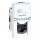 Компьютерная розетка RJ45, 1 модуль, белый, 76551 Legrand Mosaic