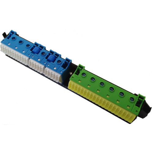 Клеммы PE и N: 21xN+20xPE / 5xN+6xPE, VZ464 Hager
