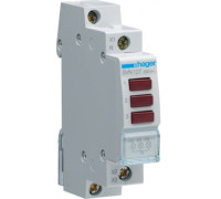 Индикатор LED красный на 3 фазы, Hager SVN127