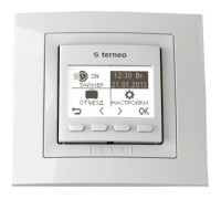 Терморегулятор для инфракрасных панелей terneo pro, белый
