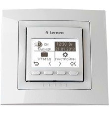 Терморегулятор для инфракрасных панелей terneo pro, белый