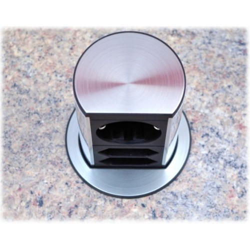 Выдвижной блок розеток Bachmann Elevator, Schuko + 2xEuro