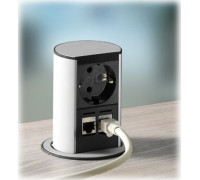Выдвижной блок розеток Bachmann Elevator 220В + 2xRJ45