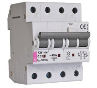 Дифференциальный автомат 20А, 30 мА, тип C, Eti 2174025