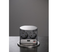 Выдвижной блок розеток 2x220 + USB, VoltPort