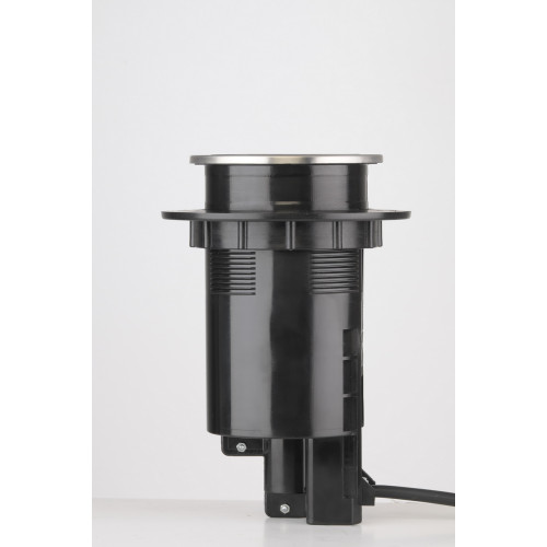 Выдвижной блок розеток 2x220 + USB, с подсветкой, VoltPort