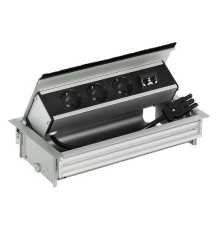 Выдвижной блок розеток 3x220В, Hafele