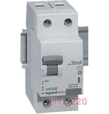 УЗО 25А 30мА, 2 полюса, тип АC, 402024 Legrand RX3