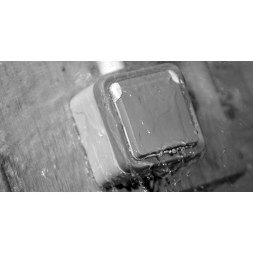 Проходной выключатель IP55 накладной 2-клавишный, серый 69715 Legrand
