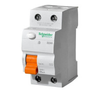 Дифференциальный выключатель (УЗО) 63A 30мА, 2 полюса, 11455 Schneider Electric