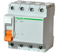 Дифференциальный выключатель (УЗО) 40A 30мА, 4 полюса, 11463 Schneider Electric