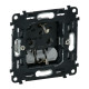 Розетка с заземлением, безвинтовые зажимы, Valena 753021 Legrand