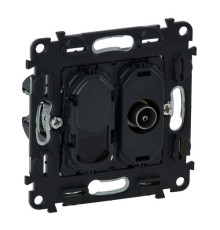 Розетка TV + RJ45 компьютерная кат.6 UTP , Valena 753055 Legrand
