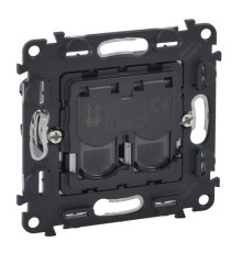 Розетка телефонная двойная RJ11 , Valena 753039 Legrand