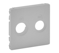 Лицевая панель розетки TV-SAT, алюминий, Valena 754822 Legrand