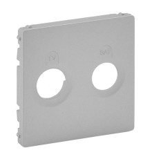 Лицевая панель розетки TV-SAT, алюминий, Valena 754822 Legrand