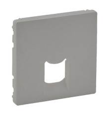 Лицевая панель розетки RJ11 / RJ45, алюминий, Valena 755412 Legrand