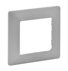 Рамка 1 пост, алюминий, Valena 754137 Legrand