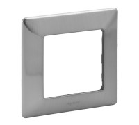 Рамка 1 пост, сталь, Valena 754151 Legrand