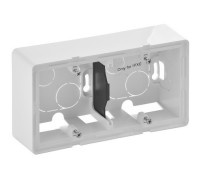 Коробка для накладного монтажа 2 поста, белый, Valena 754192 Legrand