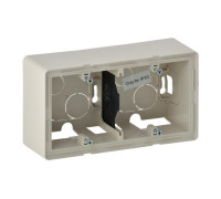 Коробка для накладного монтажа 2 поста, слоновая кость, Valena 754202 Legrand