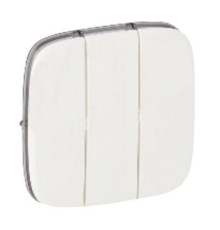 Клавиша выключателя трехклавишного, белый, Valena 755035 Legrand