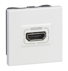Розетка HDMI, белый, 2 мод., 78768 Legrand Mosaic