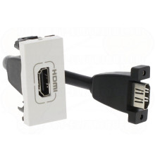 Розетка HDMI тип А, белый, 1 мод., 78778 Legrand Mosaic