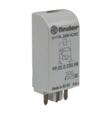 Модуль индикации и защиты; 110-240В AC/DC; LED (+A1) зеленый + варистор
