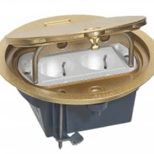 Люк для розеток в пол, IP66, латунь 088063 Legrand