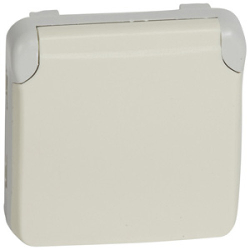 Розетка влагозащищенная IP55 (для улицы), белый, 69639 Legrand