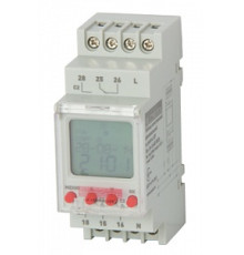 Таймер недельный 16А двухканальный, e.control.t09