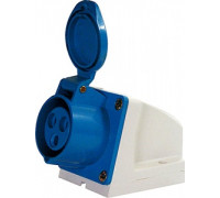 Силовая розетка 32А, 220В, 3 полюса, стационарная, e.socket.pro.3.32