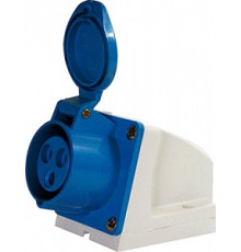 Силовая розетка 32А, 220В, 3 полюса, стационарная, e.socket.pro.3.32