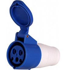 Силовая розетка 32А, 220В, 3 полюса, переносная, e.socket.pro.3.32