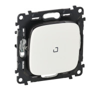 Выключатель проходной с подсветкой, белый, Valena ALLURE 752726 Legrand