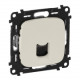Розетка компьютерная RJ45, слоновая кость, Valena ALLURE 753840 Legrand