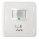 Датчик движения настенный скрытого монтажа, 160°, IP20, e.sensor.pir.01B.white