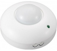 Датчик движения потолочный, 360°, IP20, e.sensor.pir.07.white
