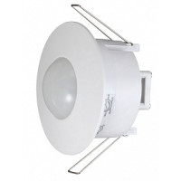 Датчик движения потолочный встраиваемый, 360°, IP20, e.sensor.pir.42.white
