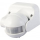 Датчик движения настенный, 180°, IP44, e.sensor.pir.09.white